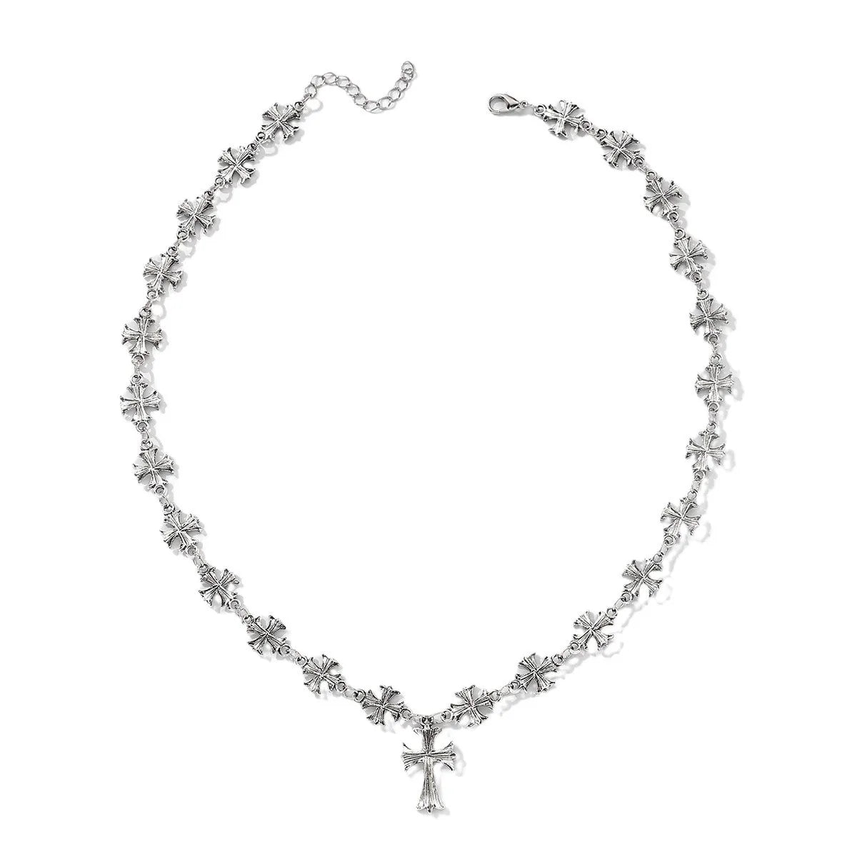 Women's High-End Luxury Cross-Border Jewelry-EU/US Hip-Hop Pendants Collarbone Chains Diamond Niche Accessories Light EU/US